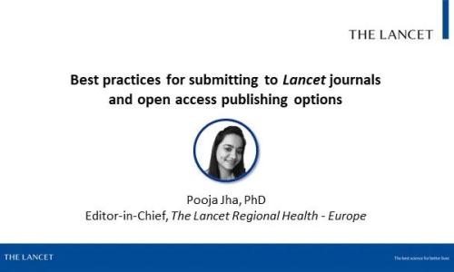 Best practices for submitting to Lancet journals and open access options